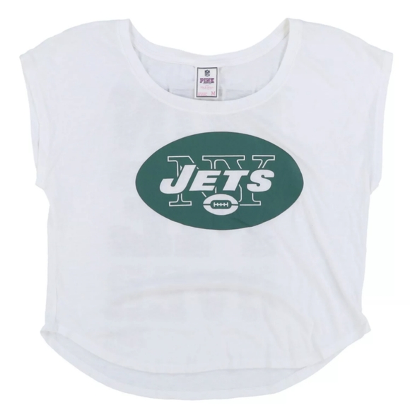 NWT VS Victoria Secret PINK LIMITED EDITION Slouchy Off The Shoulder BLING TEE - Picture 7 of 7